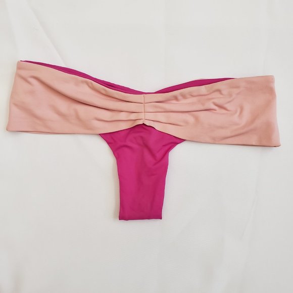 Swimwear Martha Rey Voyager Hipster Bottom SZ M Colorblock Pink - Picture 5 of 8